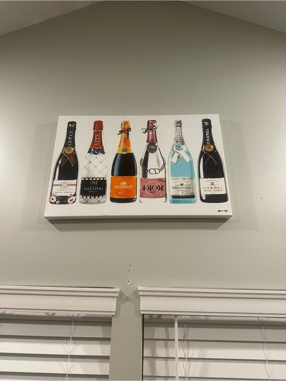 Oliver Gal Colorful Luxury Bottle Canvas Art - Multicolor